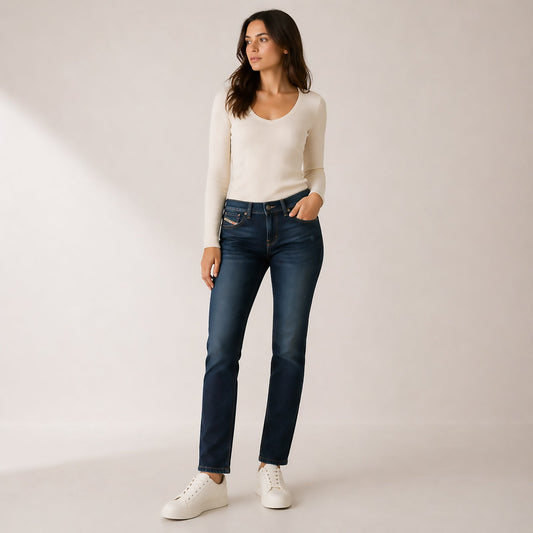 womens diesel getlegg slim skinny low waist stretch denim blue jeans w28 l32 by DIESEL – JEANS | RewearableUK