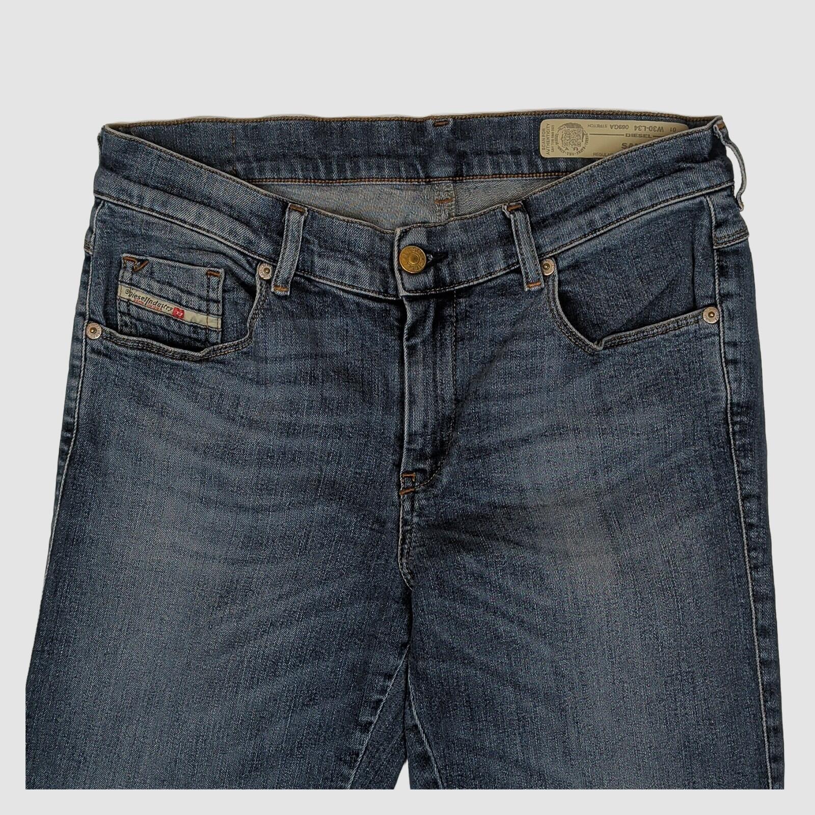 womens diesel sandy regular slim straight blue stretch denim jeans w 30 l34 by DIESEL – JEANS | RewearableUK