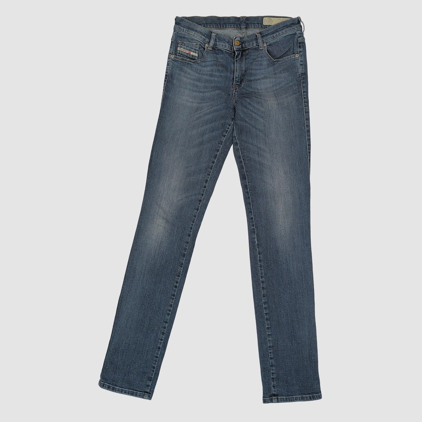 womens diesel sandy regular slim straight blue stretch denim jeans w 30 l34 by DIESEL – JEANS | RewearableUK