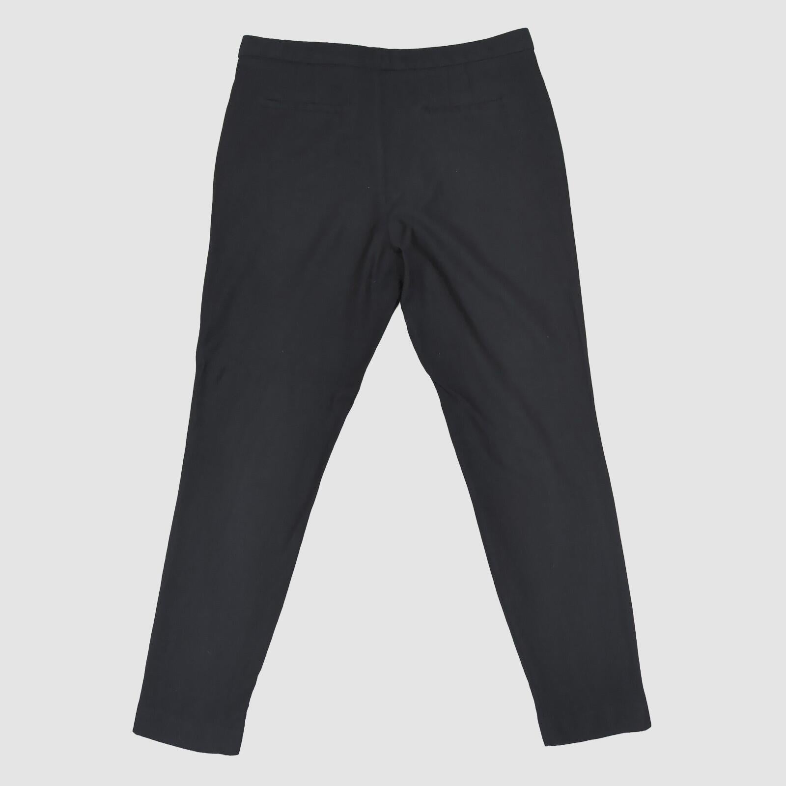 womens massimo dutti black tailored straight trousers pants usa 14 mex 36 by Massimo Dutti – SMART | RewearableUK