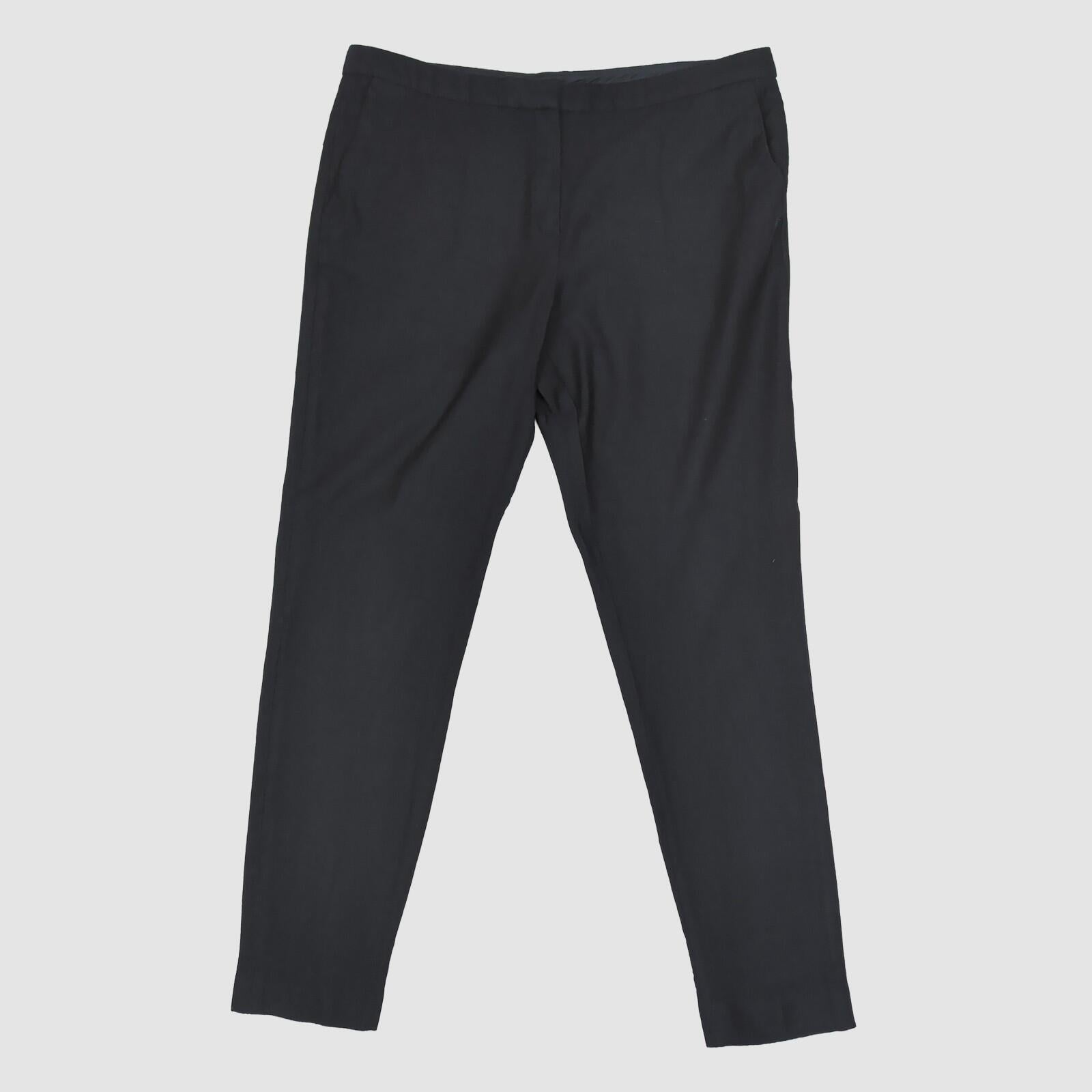 womens massimo dutti black tailored straight trousers pants usa 14 mex 36 by Massimo Dutti – SMART | RewearableUK