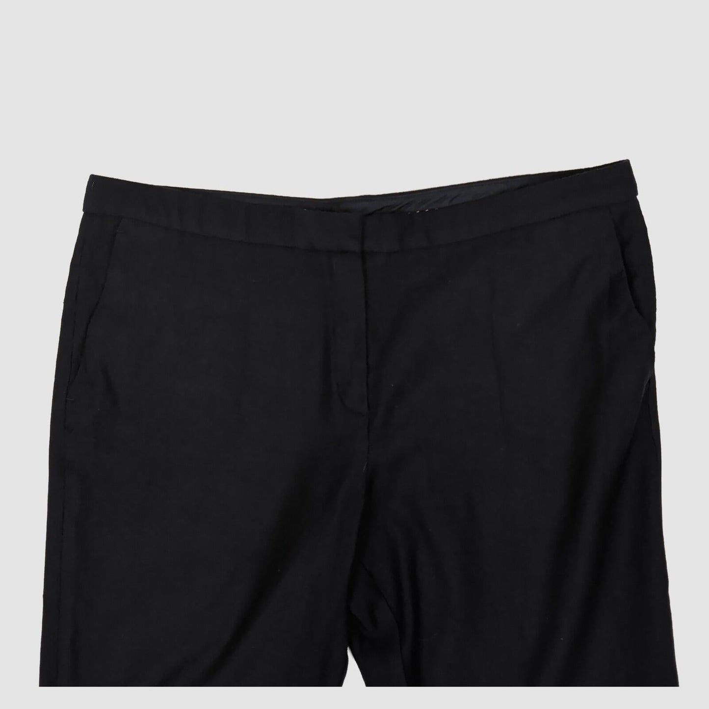 womens massimo dutti black tailored straight trousers pants usa 14 mex 36 by Massimo Dutti – SMART | RewearableUK