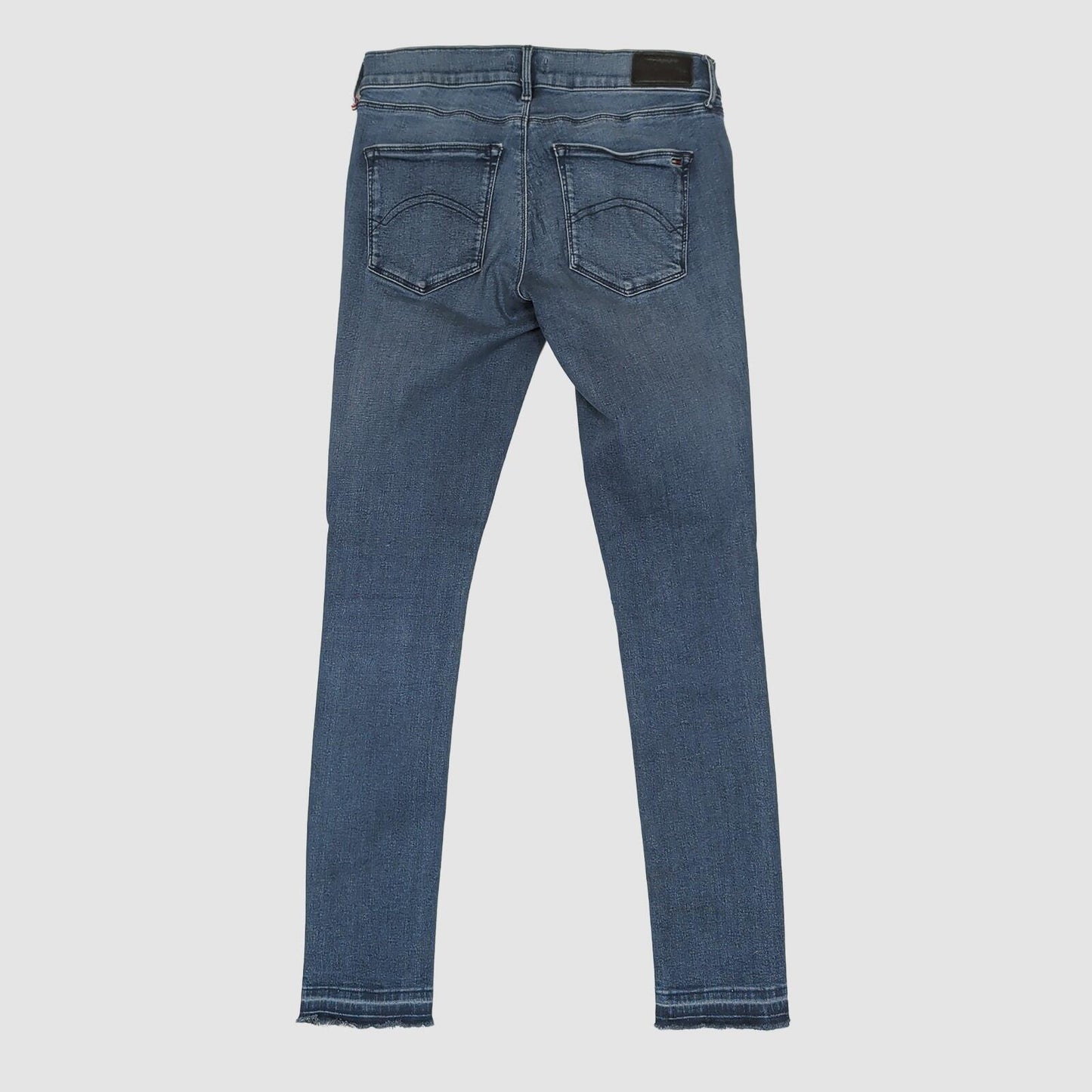 womens tommy jeans nora mid rise skinny blue stretch denim jeans w30 l30 by Tommy Hilfiger – JEANS | RewearableUK