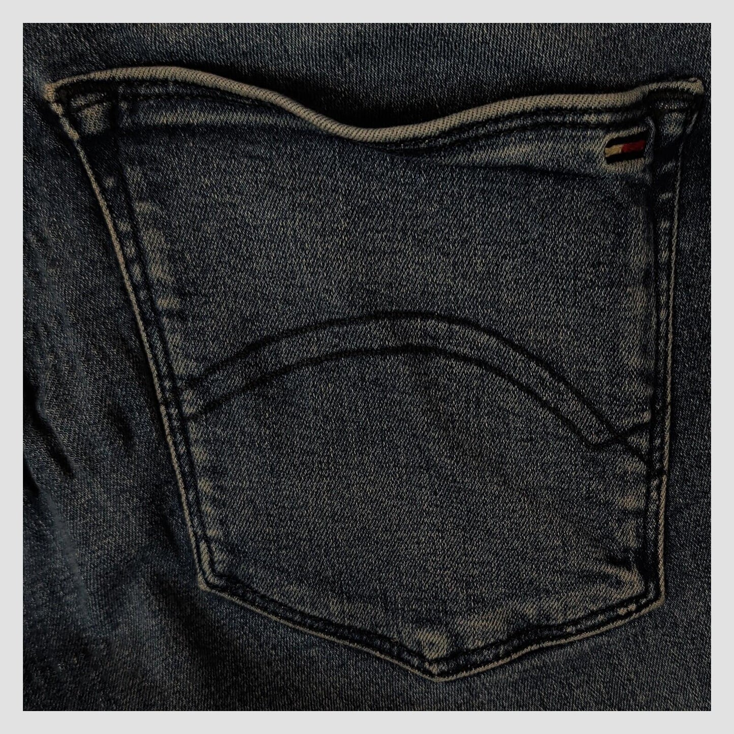 womens tommy jeans nora mid rise skinny blue stretch denim jeans w30 l30 by Tommy Hilfiger – JEANS | RewearableUK
