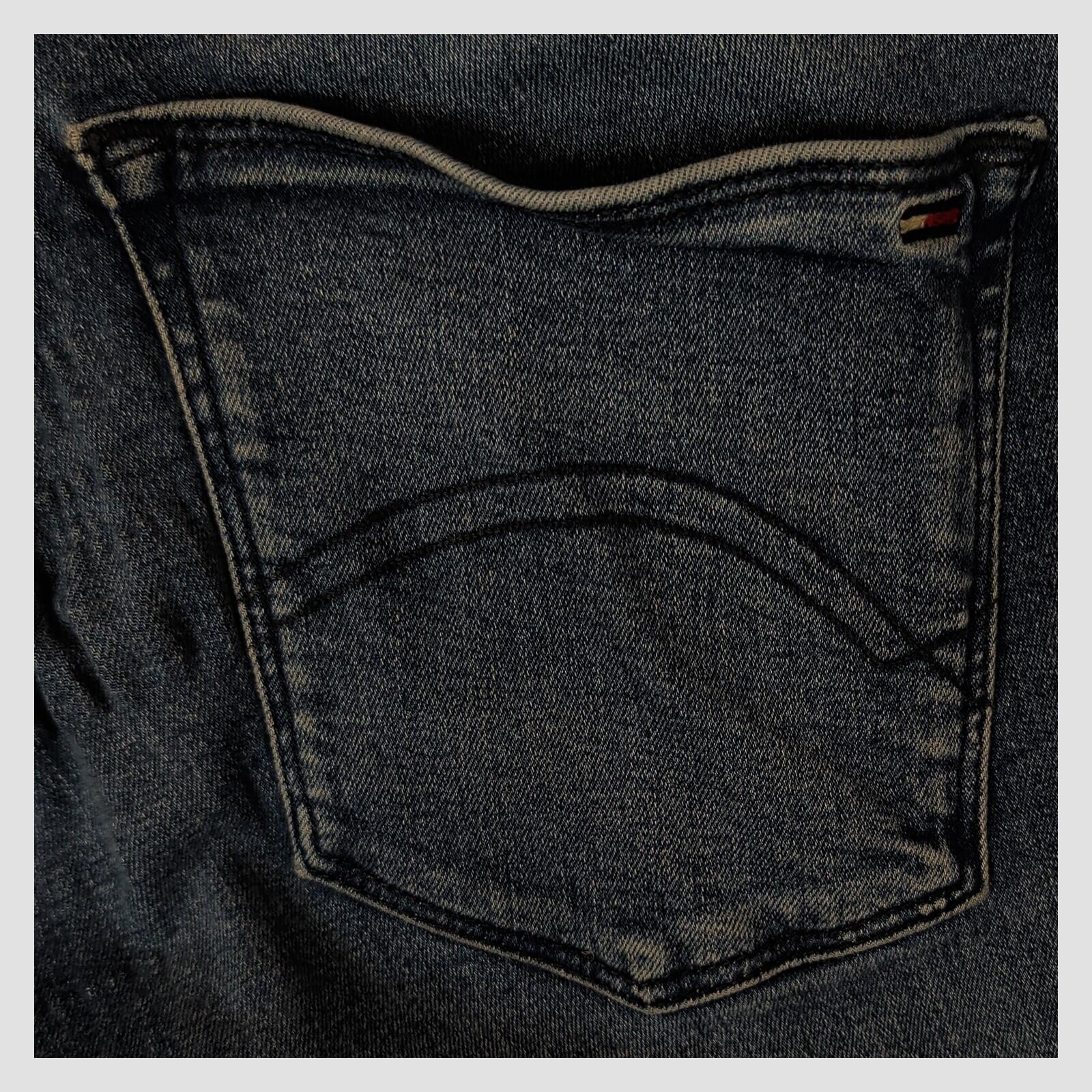 womens tommy jeans nora mid rise skinny blue stretch denim jeans w30 l30 by Tommy Hilfiger – JEANS | RewearableUK