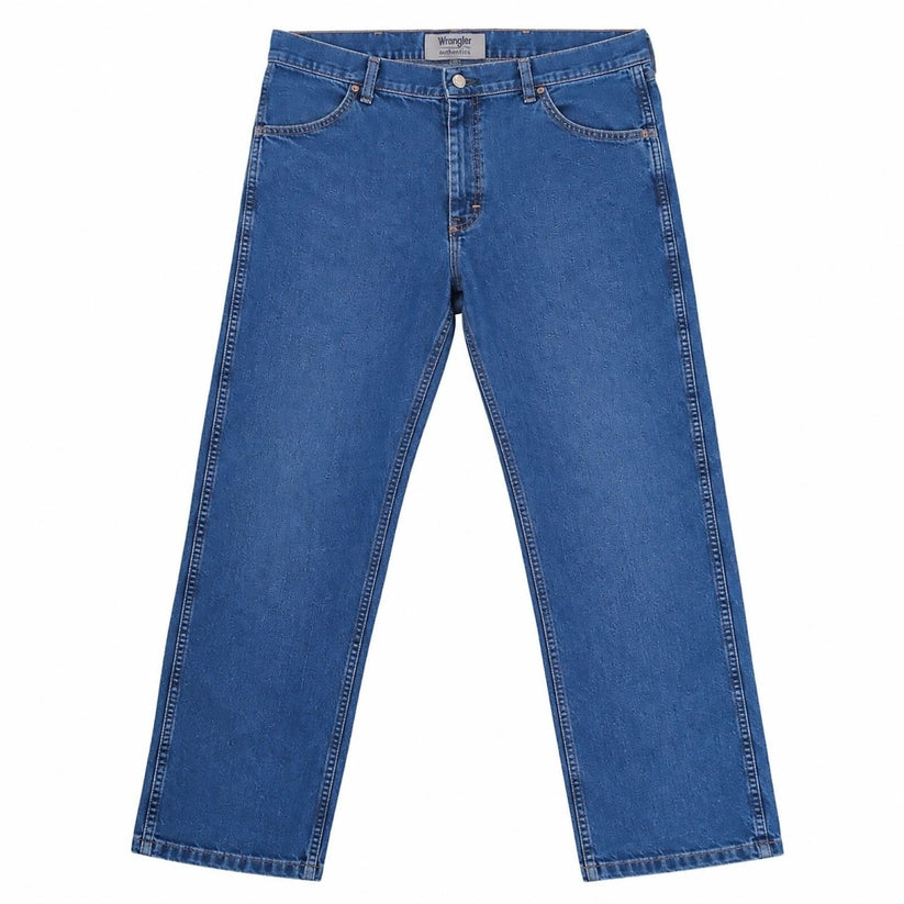 Wrangler Authentics Men's Jeans W38 L29 Blue Denim Straight Leg Trousers – Jeans product photo 1 | RewearableUK