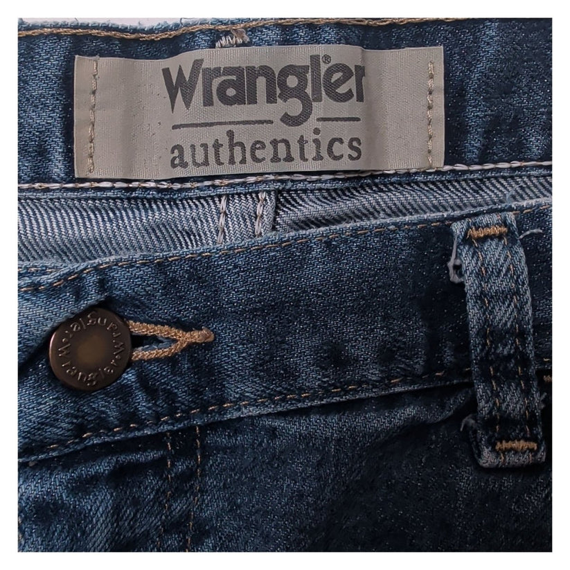 Wrangler Authentics Men's Jeans W38 L29 Blue Denim Straight Leg Trousers – Jeans product photo 5 | RewearableUK
