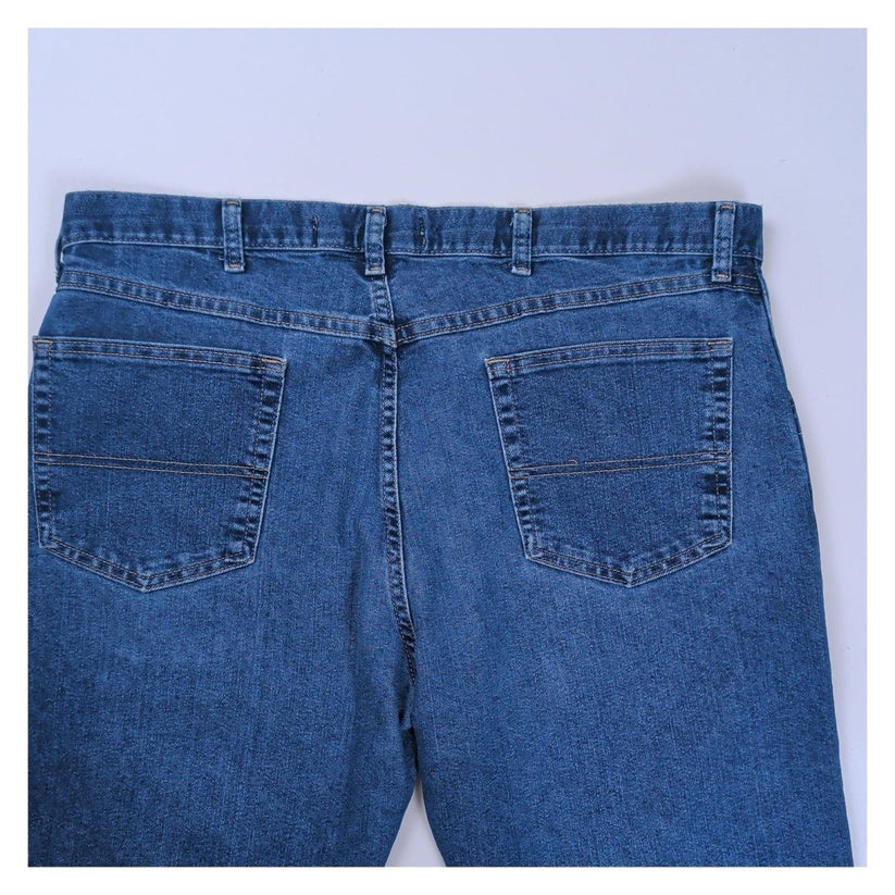 Wrangler Authentics Men's Jeans W38 L29 Blue Denim Straight Leg Trousers – Jeans product photo 8 | RewearableUK