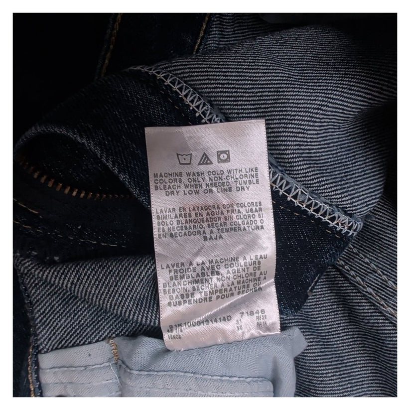 Wrangler Authentics Men's Jeans W44 L30 Blue Denim Straight Leg Regular Fit – product photo 6 | RewearableUK