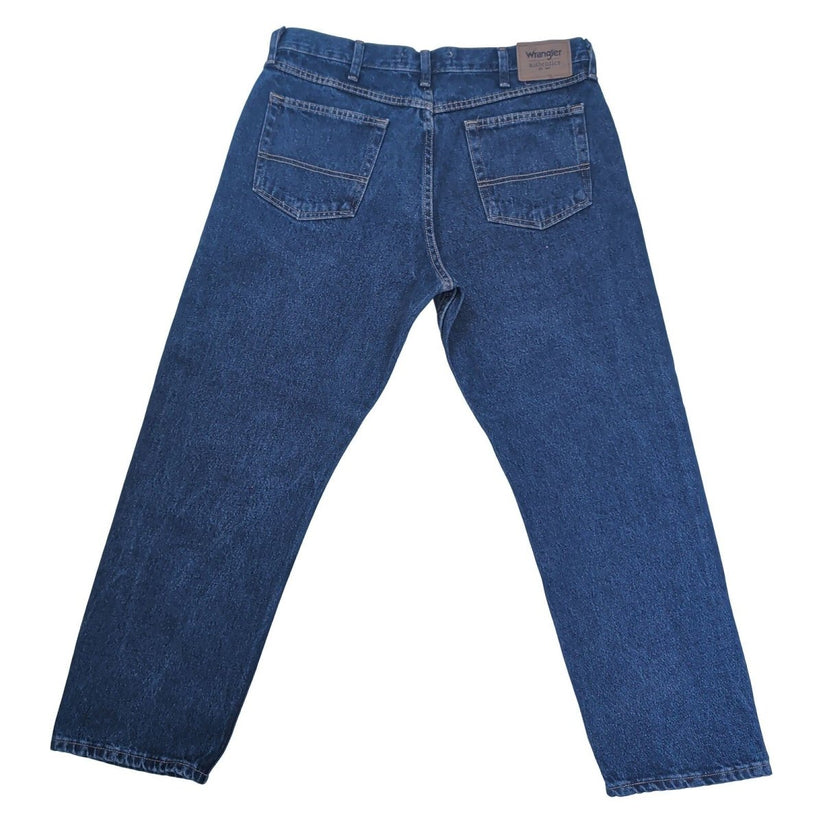 Wrangler Authentics Men's Jeans W44 L30 Blue Denim Straight Leg Regular Fit – product photo 3 | RewearableUK