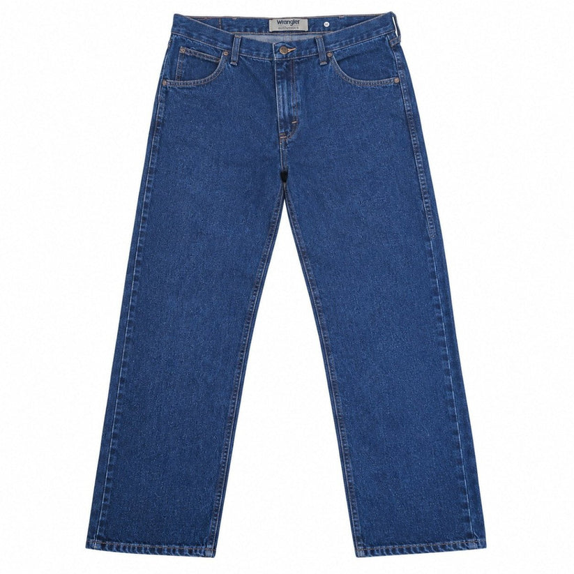 Wrangler Authentics Men's Jeans W44 L30 Blue Denim Straight Leg Regular Fit – product photo 1 | RewearableUK