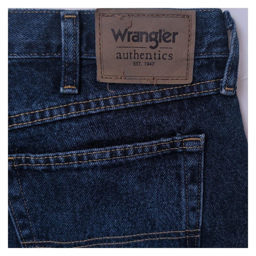 Wrangler Authentics Men's Jeans W44 L30 Blue Denim Straight Leg Regular Fit – product photo 8 | RewearableUK