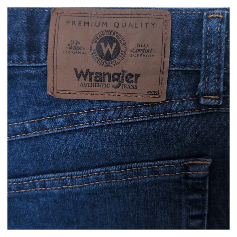Wrangler Men's Jeans W34 L29 Blue Denim Regular Fit Straight Leg 85900DW – product photo 7 | RewearableUK