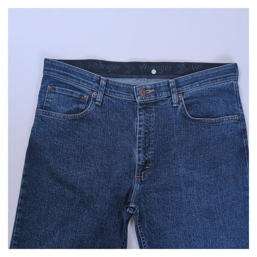 Wrangler Men's Jeans W34 L32 Blue Denim Straight Leg Stretch 5 Pocket – product photo 4 | RewearableUK