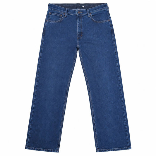 Wrangler Men's Jeans W34 L32 Blue Denim Straight Leg Stretch 5 Pocket – product photo 1 | RewearableUK