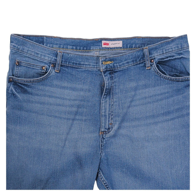 Wrangler Mens Jeans W40 L30 Straight Fit Blue Denim Stretch 95STTCL – product photo 3 | RewearableUK
