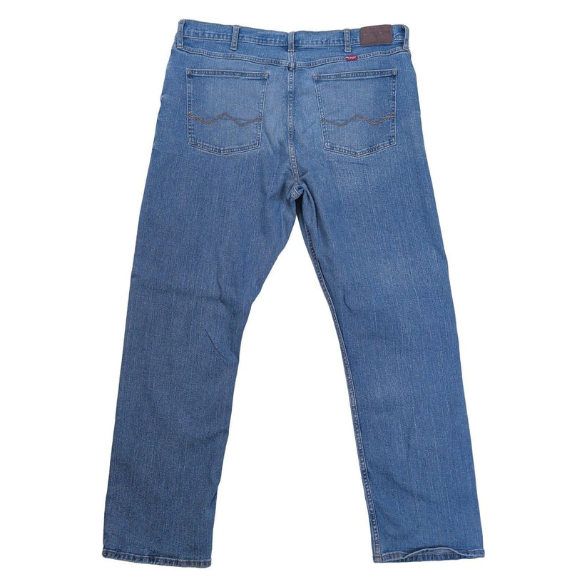 Wrangler Mens Jeans W40 L30 Straight Fit Blue Denim Stretch 95STTCL – product photo 8 | RewearableUK