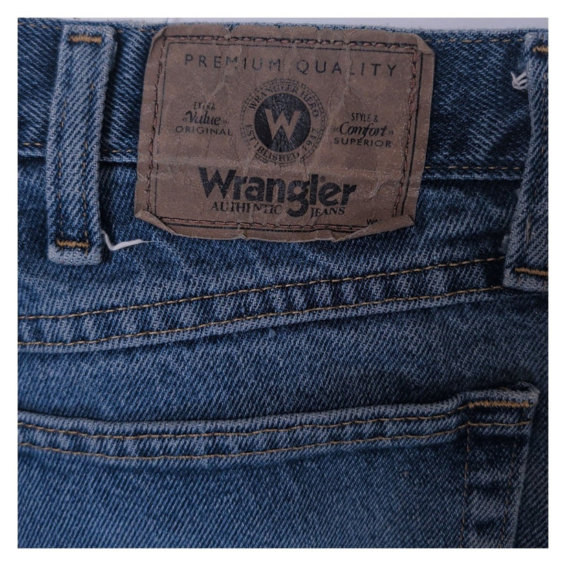 Wrangler Men's Relaxed Fit Jeans W35 L36 Blue Denim Straight Leg 9760WDR – product photo 7 | RewearableUK