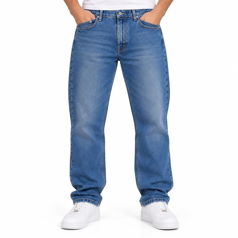 Wrangler Men's Relaxed Fit Jeans W38 L30 Blue Denim Straight Leg Trousers – Jeans product photo 1 | RewearableUK
