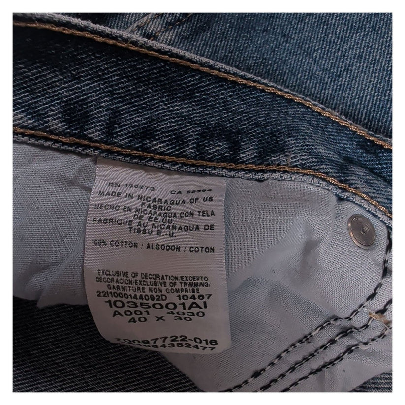 Wrangler Rugged Wear Men's Jeans W40 L30 Blue Denim Straight Leg 100% Cotton – product photo 5 | RewearableUK